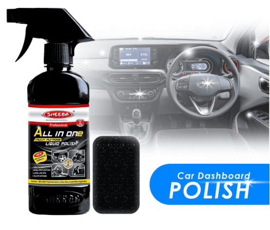 Super Shiny Spray car polish for glossy and clean look