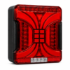 Red Color Flower Style Tail Light For Mahindra Thar