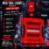 Rubicon Style red tail light image with specifications