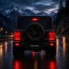 Thar Standing on Road with Red Color Flower Style Tail Light