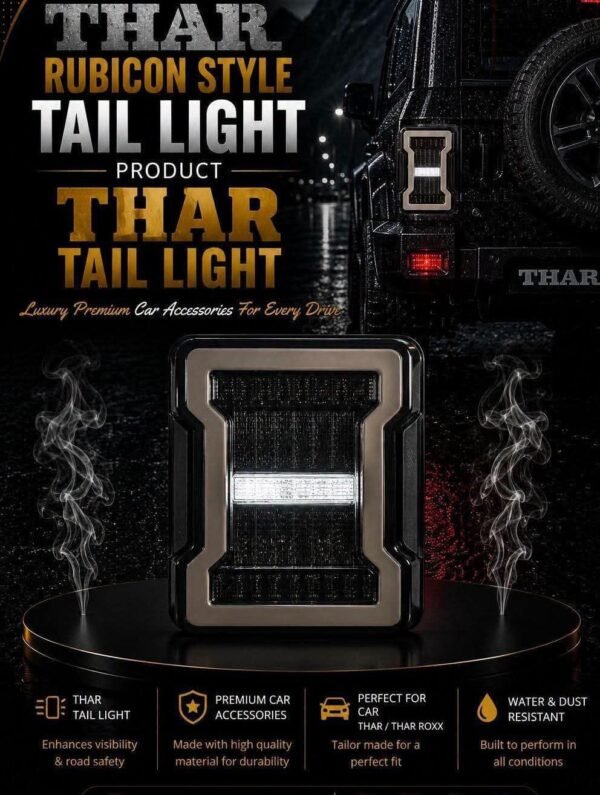Thar with White Color Style Tail Light