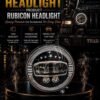 Featured Poster of Premium Look Rubicon Headlight For Mahindra Thar