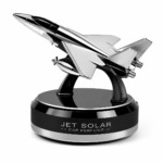 Silver Fighter Jet Design Dashboard Air Freshener