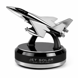 Silver Fighter Jet Design Dashboard Air Freshener