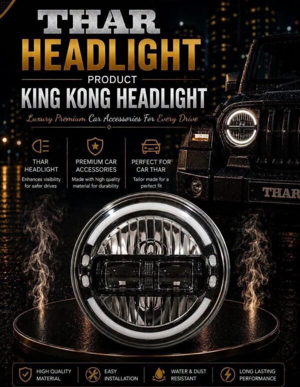 King Kong Design Headlight For Thar