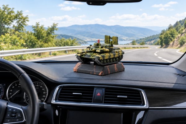 Iron Clad Tank Perfume with car dashboard image