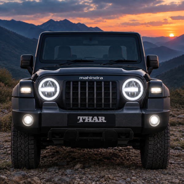 Snowy Crystal Design Headlight with thar